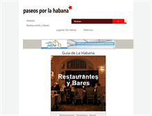 Tablet Screenshot of paseosporlahabana.com